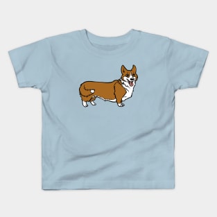 Pembroke Welsh Corgi Red and White Kids T-Shirt